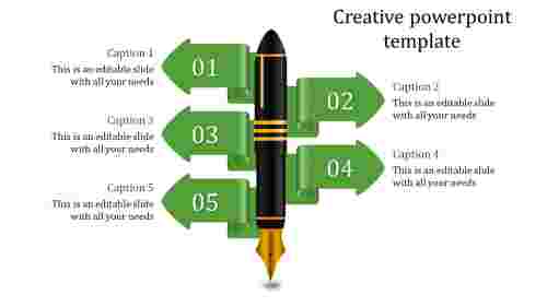 creative powerpoint template-creative powerpoint template-green-5